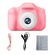 thumbnail image 1 of Cámara digital para niños, cámara selfie de video, pantalla de 20 pulgadas compacta para 3 4 5 6 7 8 9 años, Video digital para niños rosa, 1 of 9