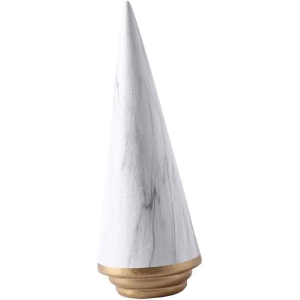 Crafts Statuette Christmas Tree Silver Tree Home Decoration White