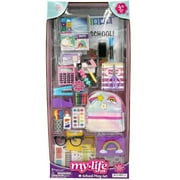 My Life As School Playset with Backpack and Accessories for 18-inch Dolls