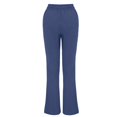 thumbnail image 4 of JUNWELL Womens Casual Pants Straight Leg Drawstring Elastic High Waist Loose Comfy Trousers with Pockets, 4 of 6