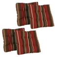 thumbnail image 1 of 19-inch Squared Spun Polyester Tufted Dining Chair Cushion (Set of Four), 1 of 2