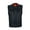 Black With Red Liner, variant on Dream Apparel Club Vest SOA Men’s Motorcycle Leather Vest with Pockets, Biker Vest Collarless Black Liner
