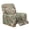 Canvas Rose, variant on Chririnla Canvas Rose Recliner Slipcover Stretch Reclining Chair Covers 4 Pieces Non Slip Recliner Sofa Slipcovers with Pockets Fitted Sofa Couch Cover Lazy Boy Chair Cover(1 Seater)