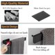 thumbnail image 5 of Jopofi Toallero De Mano De 2 Piezas - Toallero De Acero Inoxidable Sus 304 Espesado Para Pared De Baño Anillo De Toalla De Diseño Moderno Rectangular De 8" Toallero De Mano Contemporáneo - Negro Mate, 5 of 5