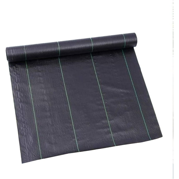 Garden Weed Barrier Landscape Fabric - 4FTx200FT Heavy Duty Weed Cloth Gardening Mat Polypropylene Woven Ground Cover Block for Flower Bed Driveway Landscaping Gardening Outdoor Projects