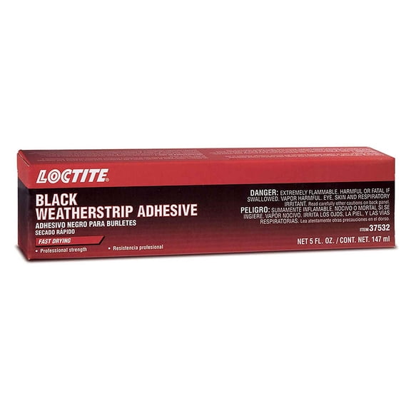 Loctite 495541 Black Weatherstrip Adhesive Tube, 5-fl. oz.