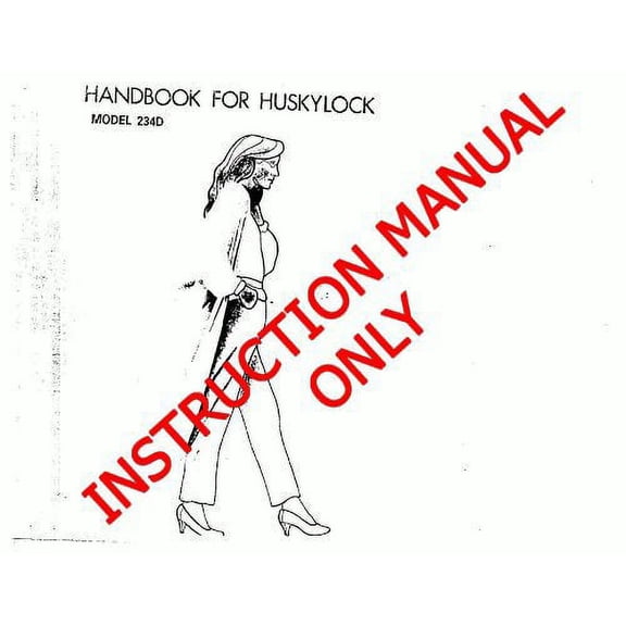 Husqvarna Viking Huskylock 1002 User Owners Manual Reprint