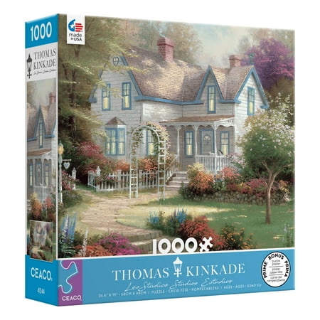 Ceaco - Thomas Kinkade - Home Is Where the Heart Is - 1000 Piece Interlocking Jigsaw Puzzle