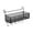 Black with Hooks, variant on deevoka Bedside Hanging Storage Basket Rustproof Beside Shelf for Bedroom Home Black with Hooks