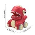 thumbnail image 6 of Boovnll Racing Car - Press Go Dinosaur Cars Ages 1-6 Toy Cars for Children Educational Learning Cars Toys, Gift for Boys Girls, Toys, 6 of 9
