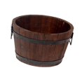 thumbnail image 2 of Maceta de madera decorativa multifuncional para macetas, macetas, cubos de flores, manualidades redondo, 2 of 7