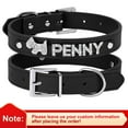 thumbnail image 6 of Didog Smooth PU Leather Custom Dog Collars with Rhinestone Personalized Name Letters, Fit Small Medium Dogs, 6 of 8