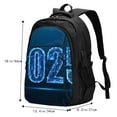thumbnail image 5 of Honeii 2025 Happy New Year 5 for Travel Laptop Backpack, Business Laptops Backpack with USB Charging Port, College High School Computer Bag for Men Women, 5 of 7