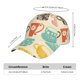 thumbnail image 2 of Fotbe Vintage Cup Gorro Clásico de Béisbol, Gorra Ajustable con Broche Snapback, Gorro de Exterior de Algodón Suave, 2 of 6