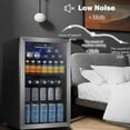 thumbnail image 5 of Auseo 3.2 Cu.ft Beverage Refrigerator, 120 Can Mini Fridge with Glass Door, Wine Cooler for Bar/Office/Home, 5 of 10