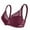Wine, variant on Patlollav Plus Size Bras for Women Solid Lace Lingerie Comfortable Bra