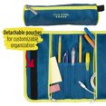 thumbnail image 5 of Five Star 2-In-1 Rollup Pencil Pouch, Olive/Citrus (500005QT0-WMT), 5 of 9