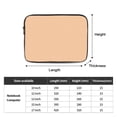thumbnail image 3 of Laptop Sleeve Bag Compatible For iPad MacBook Air Pro Tablet Computer PC notebook Protective Fit in 10/12/13/14/15/16/17 inch Size PEACHY ROSE, 3 of 5