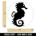 thumbnail image 2 of Seahorse Icon Self-Inking Rubber Stamp Ink Stamper - Brown Ink - Mini 1/2 Inch, 2 of 7