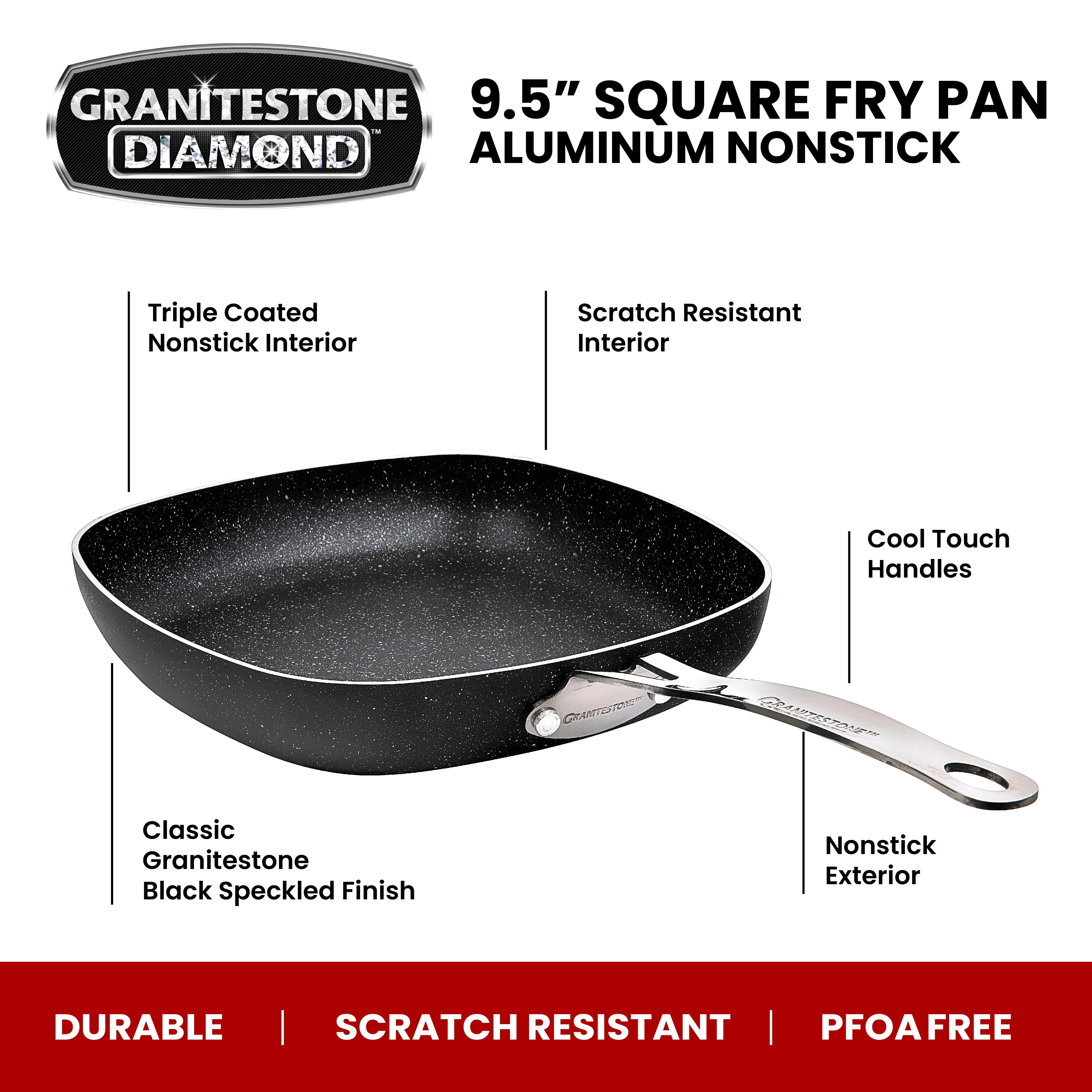 Granitestone 11 Round Fry Pan - Non-Stick Granite Coating – Granitestone .com
