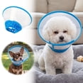 thumbnail image 2 of Transparent Pet Cone Collar, Adjustable Protective Elizabethan Collar, Anti‑Lick Wound Healing Cone For Small Medium Dogs And Cats, 2 of 5