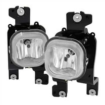 Spec D Tuning LF-F25008COEM-HZ Fog Lights with Clear Lens for 2008-2010 Ford F-250
