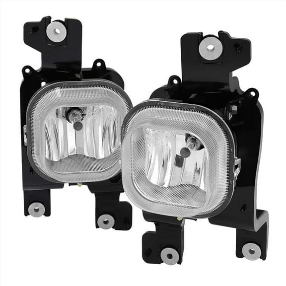 Spec D Tuning LF-F25008COEM-HZ Fog Lights with Clear Lens for 2008-2010 Ford F-250