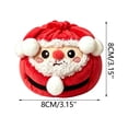 thumbnail image 3 of Cute Plush Stress Relief Toy, Christmas Fidget Squeeze Toy for Holiday Party Favor, Desktop Tabletop Decor, Christmas Stocking Stuffer Gift (8cm/3.15in), 3 of 8