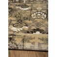 thumbnail image 2 of Linon Home Decor Serape Area Rug Collection, Brown and Ivory, 5' x 7.6', 2 of 7