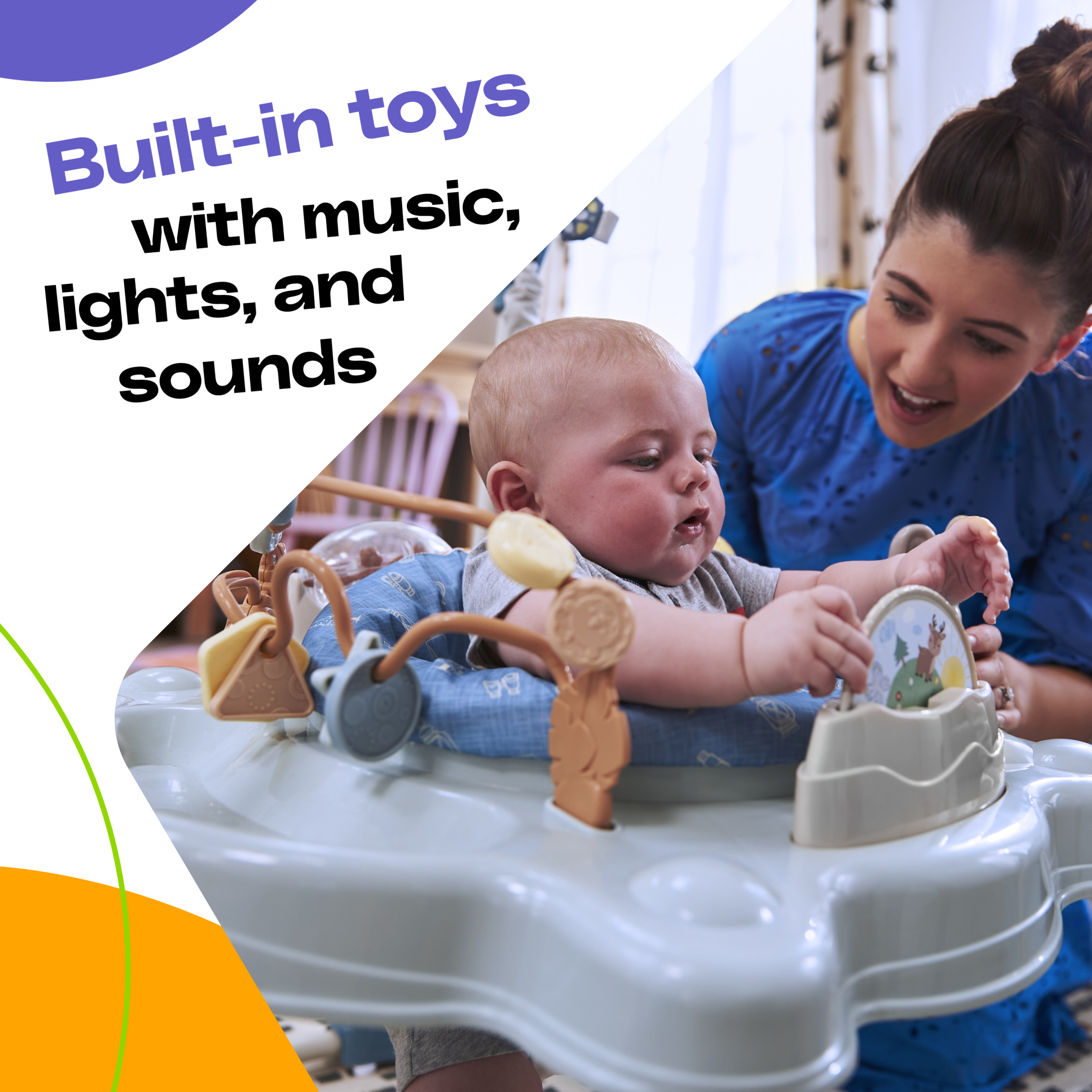 Cosco Kids Twirl-and-Bounce Activity Center, Forest Friends photo 8