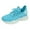 Blue, variant on Women's Running Shoes Fashion Sneakers Comfortable Casual Knit Lace up Letter Graphic Trainners Jogging Workout Gym Walking Slip on Work Shoes Gold Size 7