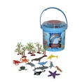 thumbnail image 1 of Figuras de juguete de cubo de animales acuáticos de Wild Republic, regalos para niños, suministros para fiestas temáticas del océano, criaturas marinas, 18 piezas, 1 of 4