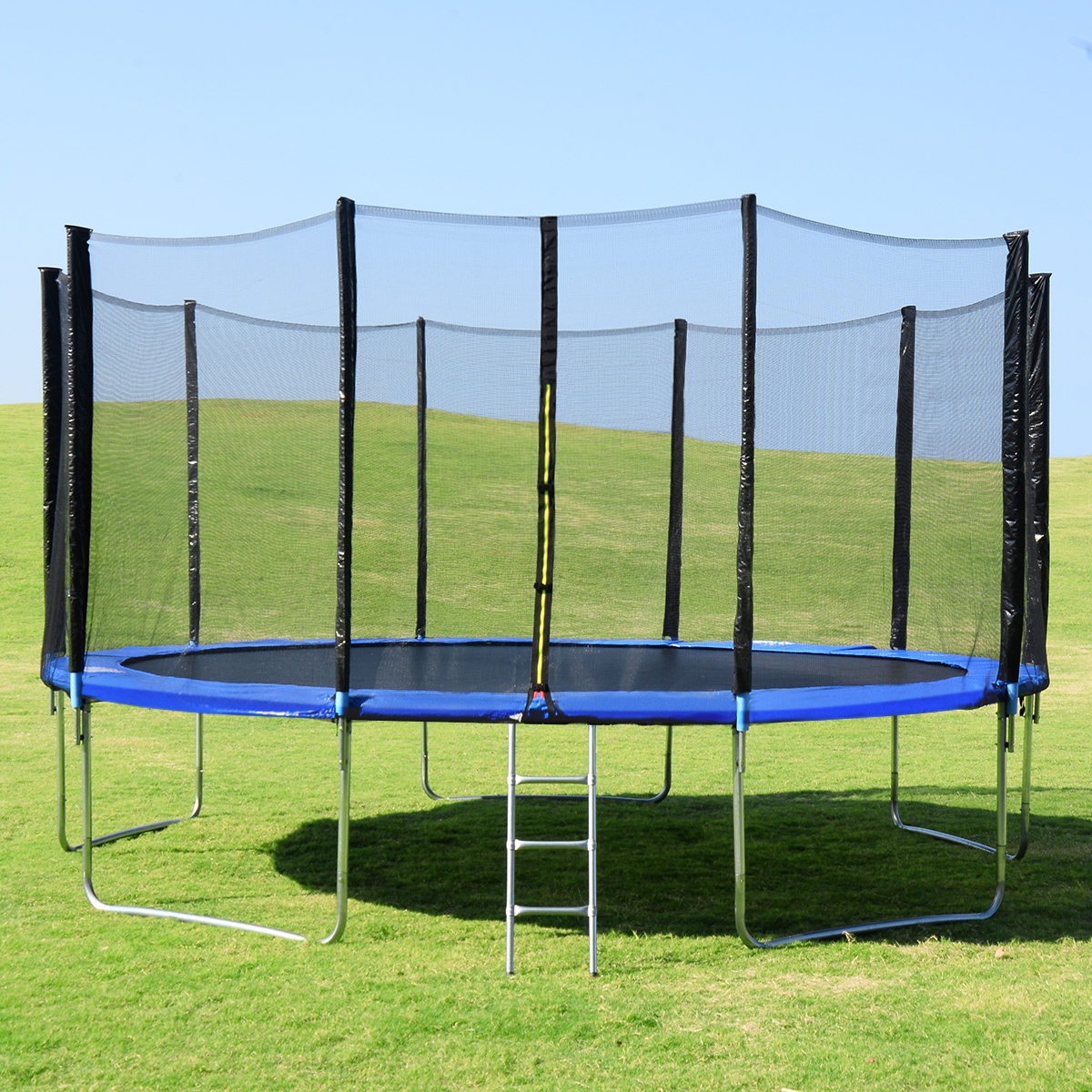 Gymax 15 FT Trampoline Combo Bounce Jump Safety Enclosure Net - image 3 of 10