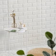 thumbnail image 1 of Wall Stickers,Solid Color 3d Stereo Foam Wall Stickers Interior Decoration Background Wall Self-Adhesive Waterproof Stickers(5PC) Custom Stickers,White, 1 of 8