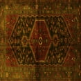 thumbnail image 1 of Ahgly Company Machine Washable Indoor Square Persian Yellow Traditional Area Rugs, 3' Square, 1 of 4