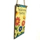thumbnail image 3 of Wosthever Placa colgante de de Pascua de tres flores, tablero de puerta de Festival, colgador de letrero decorativo, tablón de impresión Decoración del hogar, 3 of 6