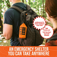 thumbnail image 3 of Outdoor Insulated Emergency Tent 2 Person Waterproof Emergency Life Saving Insulated Includes Life Whistle Ripstop Tent, 3 of 7