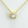 thumbnail image 2 of 2.00Ct Round Cut Lab-Created Diamond Solitaire Pendant 14k Yellow Gold Finish, 2 of 2