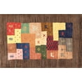 thumbnail image 1 of Ahgly Company Machine Washable Indoor Rectangle Contemporary Dark Sienna Brown Area Rugs, 7' x 10', 1 of 7