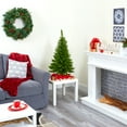 thumbnail image 4 of 3ft. Providence Pine Artificial Christmas Tree in Metal Planter with 50 Warm White Lights and 143 Bendable Branches, 4 of 12