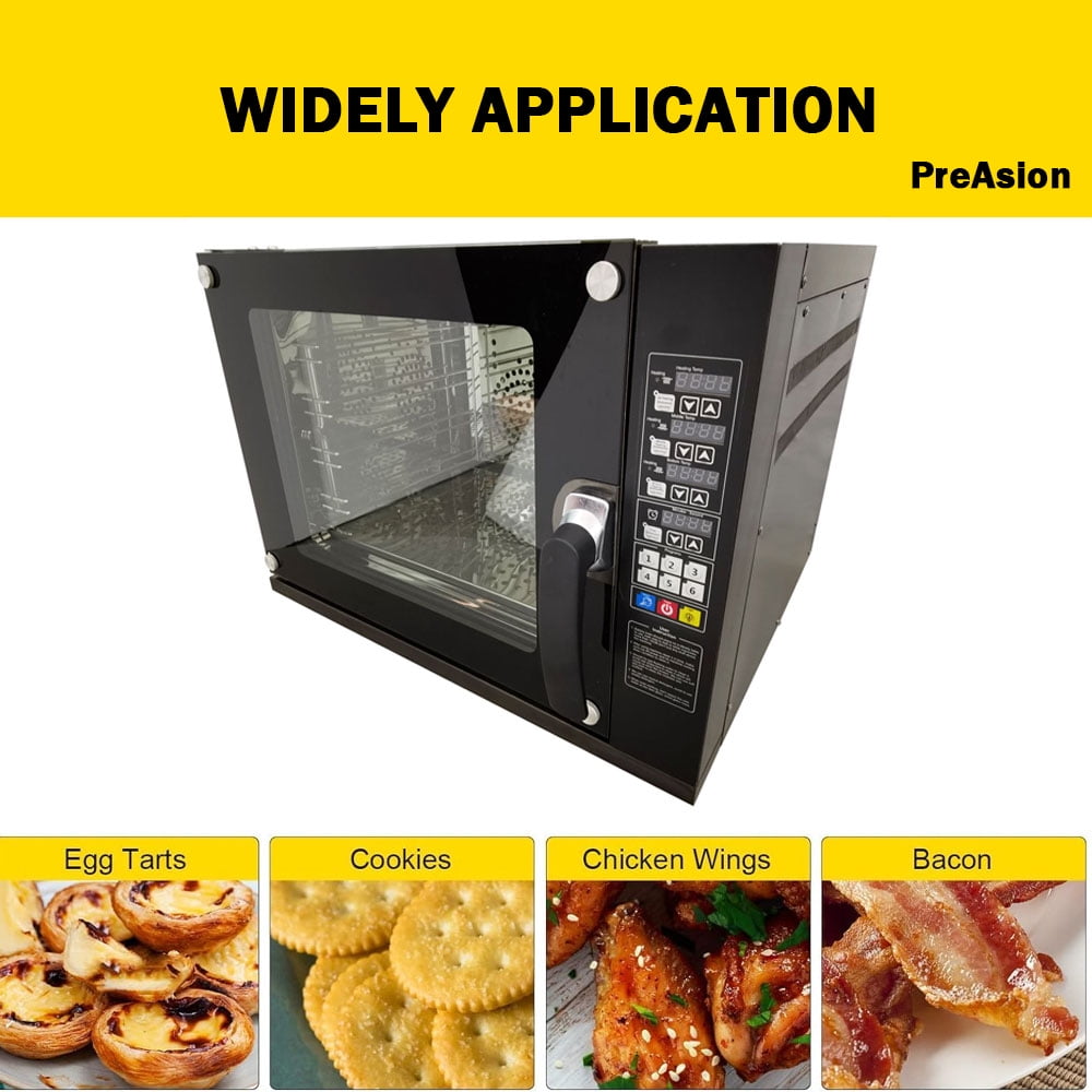 60L Commercial Countertop Convection Spray Oven Hot Air Circulation Electric Spray Oven 220V