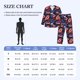thumbnail image 4 of Balery American With Lips Pijama para Hombre de Dos Piezas con Manga Larga, Conjunto de Dormir y Descanso Suave con Bolsillos-XX-Large, 4 of 7