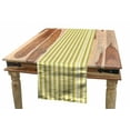 thumbnail image 1 of Grey and Yellow Table Runner, Circus Tent Inspired Vintage Retro Stripes Modern Image, Dining Room Kitchen Rectangular Runner, 3 Sizes, by Ambesonne, 1 of 2