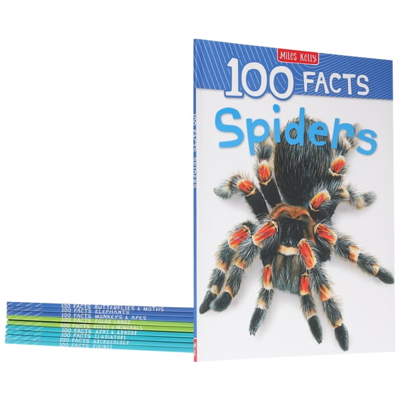 100 Facts Series by Steve Parker & Others 10 Books Collection Set - Ages 7  - Paperback