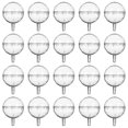 thumbnail image 1 of 25pcs Plastic Chocolate Bouquet Cups Candy Bouquet Wrapper Holders Transparent Candy Truffle Cups, 1 of 2