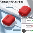 thumbnail image 4 of Funda para AirPods Pro Gen 2 SNBLK Silicone Red, 4 of 6