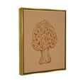 thumbnail image 3 of Stupell Industries Organic Mushroom Detailed Study Graphic Art Metallic Gold Floating Framed Canvas Print Wall Art, Design by Ziwei Li, 3 of 6