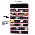 thumbnail image 2 of Wrapables® 28 Zippered Pockets Hanging Jewelry Organizer with 21 Holding Loops, Black, 2 of 4