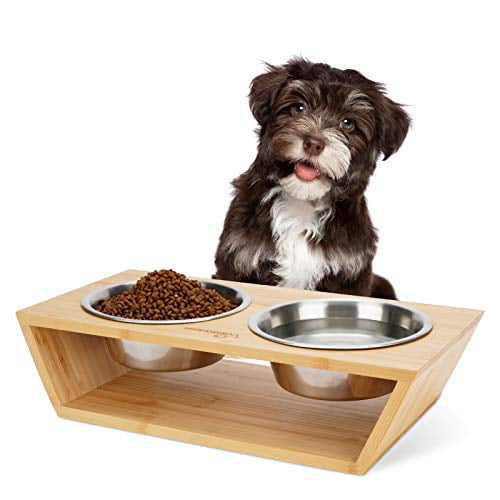 walmart elevated dog feeder