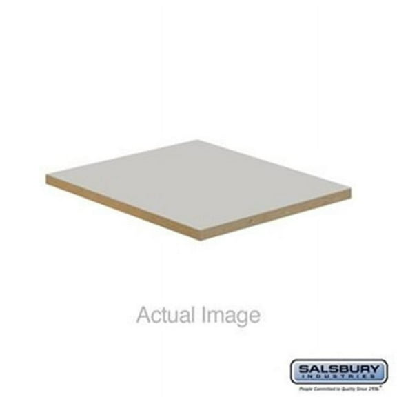 Flat Top Filler - In-Line - for 15" Deep Designer Wood Locker - Gray